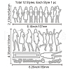 Friendship Theme Carbon Steel Cutting Dies Stencils DIY-WH0309-1158-6