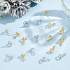 GOMAKERER 140Pcs 2 Colors Alloy Pendant Bails FIND-GO0002-15-4