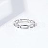 Simple Style 925 Sterling Silver Finger Rings FS-WG80334-03-3