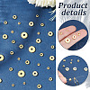 BENECREAT 140Pcs 5 Styles Brass Spacer Beads KK-BC0012-78-4