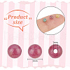 Olycraft 2 Strands Natural Tourmaline Round Beads Strands G-OC0004-94A-2