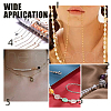   360Pcs 6 Style 2 Sizes Brass Beads KK-PH0001-71-WH-6