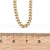 3.5MM 304 Stainless Steel Curb Chain Necklaces NJEW-T016-10G-5