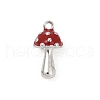 Brass Enamel Pendants KK-M322-02-2