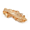 Alloy with Iron Clip Hair Barrettes PHAR-G014-03A-G-3