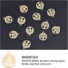 Unicraftale 12Pcs PVD Vacuum Plating 201 Stainless Steel Charms STAS-UN0029-32-4