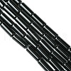 Natural Black Onyx Beads Strands G134-4