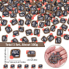 SUNNYCLUE 1 Set School Theme Handmade Polymer Clay Cabochons CLAY-SC0002-04-2
