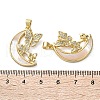 Brass Micro Pave Cubic Zirconia Pendants KK-U070-03C-G-3
