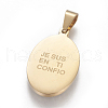 304 Stainless Steel Pendants STAS-F210-15G-2