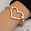Heart Alloy Cuff Bangles for Women WG73EA3-08-1