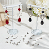 Beebeecraft 304 Stainless Steel Ball Post Stud Earring Findings STAS-BBC0004-75A-4