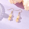 Natural Yellow Jade & Green Aventurine & Synthetic Hematite Beaded Necklace & Bracelet & Dangle Earring Sets SJEW-JS01326-4