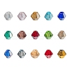 1500Pcs 15 Style Faceted Bicone Glass Beads EGLA-FS0001-03-2