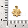 316 Surgical Stainless Steel Enamel Pendants STAS-K258-40B-G-3