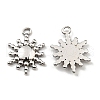 Non-Tarnish 304 Stainless Steel Pendants STAS-R124-04P-2
