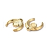 Ion Plating(IP) 304 Stainless Steel Pendant Cabochon Settings STAS-P324-33G-3