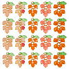 10Pcs 5 Styles Dyed Natural Weathered Agate & Acrylic & Glass Pendants PALLOY-AR00009-1