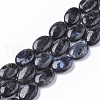 Natural Larvikite Beads Strands X-G-S359-001-1