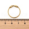 Ion Plating(IP) 201 Stainless Steel Infinity Finger Ring for Women RJEW-G266-24G-3