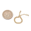 Adjustable Brass Twisted Curb Chains Finger Rings for Women RJEW-JR00862-4