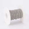 Tarnish Resistant 304 Stainless Steel Curb Chains CHS-F003-17P-A-3