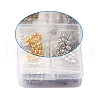 Brass Crimp Beads Covers KK-TA0007-81-3