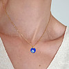 ARRICRAFT 10Pcs Handmade Lampwork Evil Eye Pendants FIND-AR0004-18-5