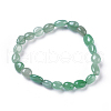 Natural Green Aventurine Bead Stretch Bracelets BJEW-K213-03-2