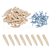 SUPERFINDINGS 1 Set Solid Wood Pocket Hole Plugs FIND-FH0009-66-1