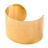 304 Stainless Steel Open Cuff Bangles for Women BJEW-G711-01J-G-2