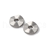 Non-Tarnish 304 Stainless Steel Wavy Spacer Beads STAS-H216-65P-2