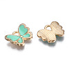 Alloy Enamel Charms X-ENAM-S121-070F-2