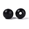 Spray Painted Round Natural Schima Wood Beads WOOD-A018-12mm-03-1-2