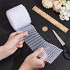 BENECREAT 5 Yards Polyester Pleated Mesh Ribbon OCOR-BC0006-81A-3