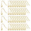 DICOSMETIC 60Pcs Brass Earring Hooks KK-DC0003-89-1