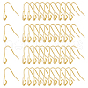 DICOSMETIC 60Pcs Brass Earring Hooks KK-DC0003-89-1