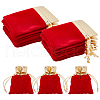 Beebeecraft Rectangle Velvet Jewelry Pouches Bags TP-BBC0001-09A-01-1