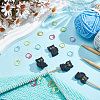  Cat Food Grade Eco-Friendly Silicone Knitting Needle Stoppers DIY-NB0010-71-4