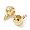 Boy Brass Cubic Zirconia Beads KK-Q068-21B-G-2