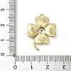 Brass Micro Pave Cubic Zirconia Pendants KK-M322-32G-3
