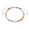 Adjustable Braided Nylon Thread Bracelets for Women BJEW-JB11660-02-2