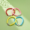 4Pcs 4 Colors Polymer Clay Heishi Surfer Stretch Bracelets Set BJEW-JB08758-7