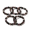 Natural Tourmaline Beaded Stretch Bracelets BJEW-K233-02C-03-1