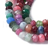 Dyed Natural Malaysia Jade Rondelle Beads Strands X-G-E316-2x4mm-55-3