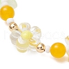 Natural Yellow Aventurine Beads Braided Bead Bracelets BJEW-MZ00167-03-3