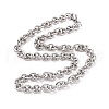 304 Stainless Steel Rolo Chains Necklaces X-NJEW-F297-02P-1