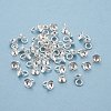 201 Stainless Steel Bead Cap Pendant Bails STAS-L244-27C-S-2