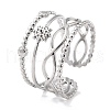 Tarnish Resistant 304 Stainless Steel Finger Rings RJEW-L102-33P-3