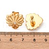 Heart 304 Stainless Steel Clear Cubic Zirconia Stud Earrings EJEW-Z118-02G-5